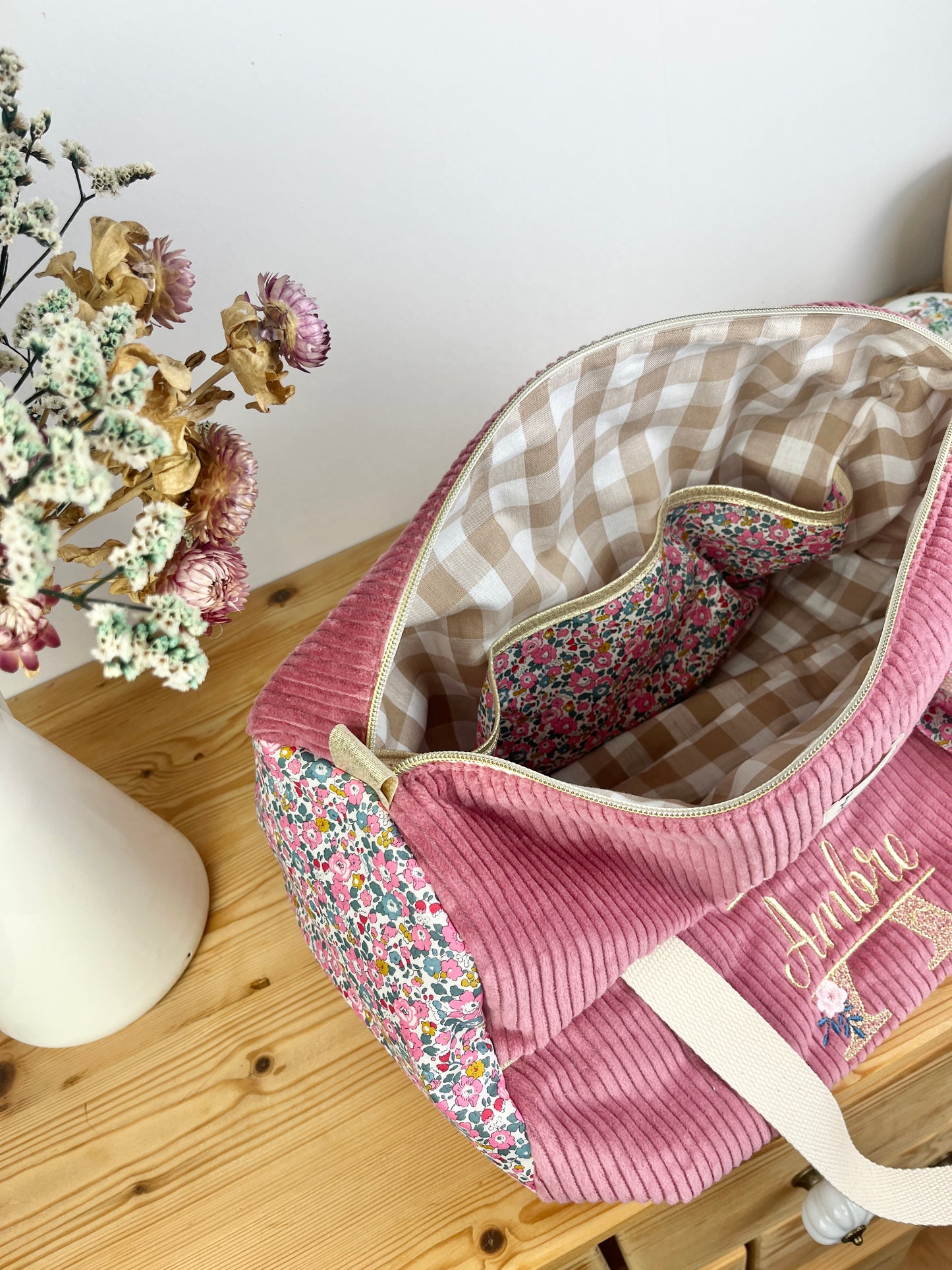 Le sac Pernelle  initiale tissu  ✨