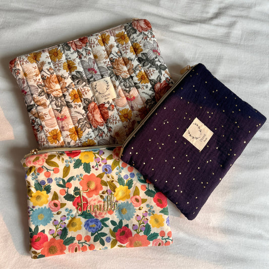 Babette la pochette plate 100% personnalisable