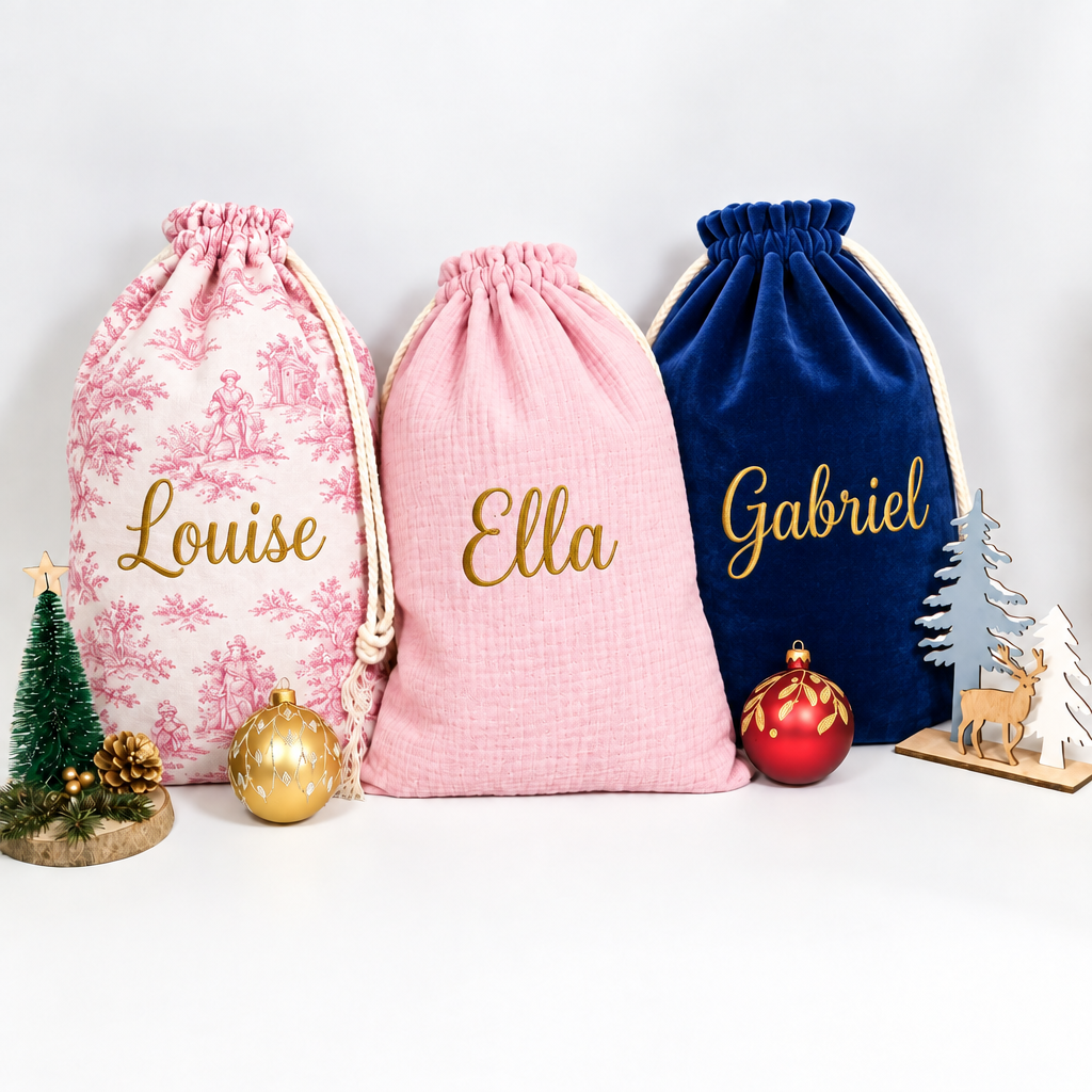 Le pochon de Noël personnalisable