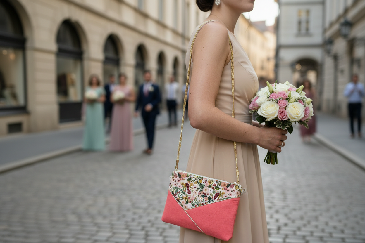 Le sac pochette Camille - sur commande