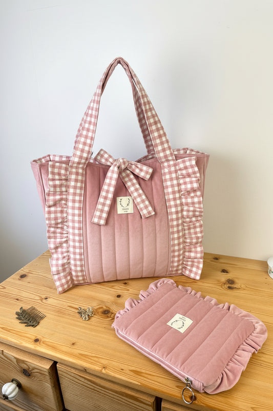 Ensemble : Céleste et pochette Jeanne