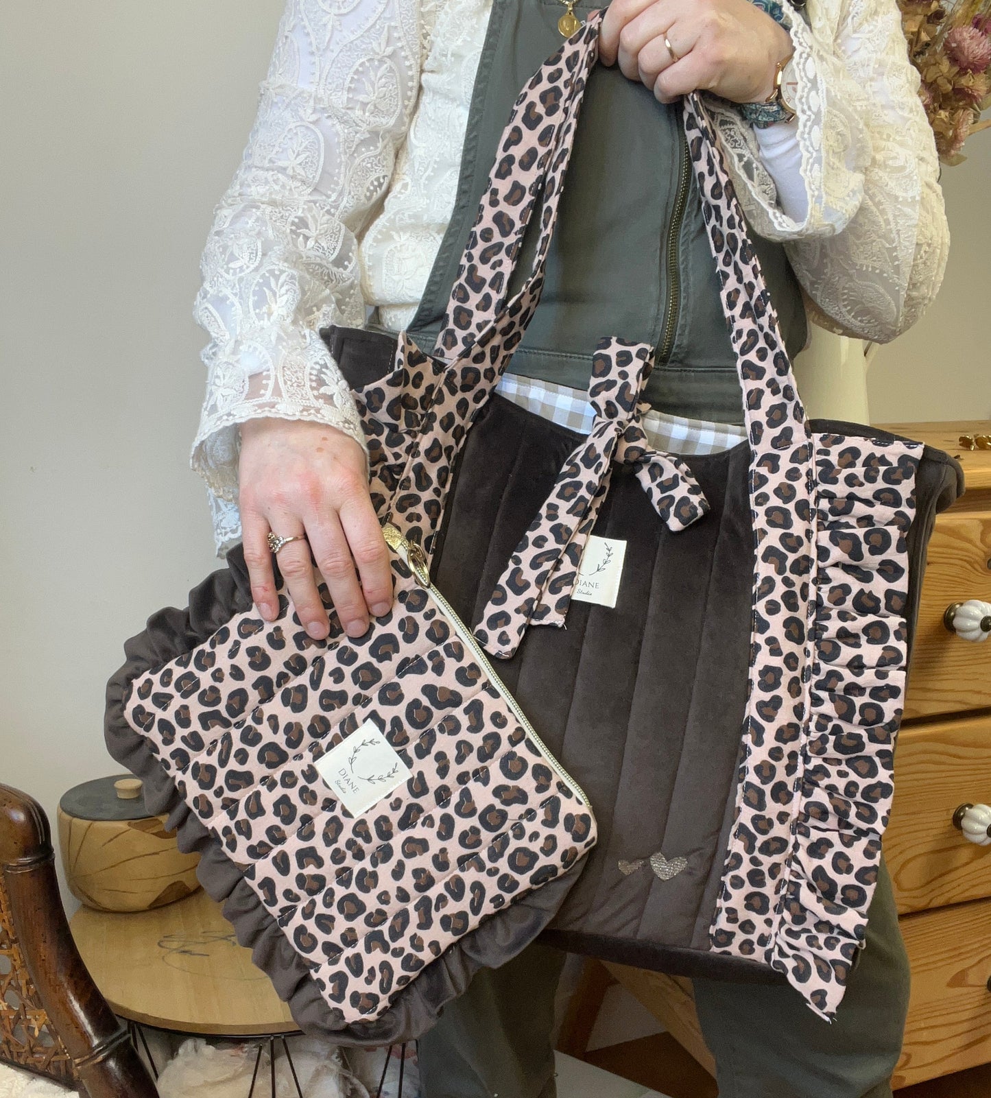 Set: Celeste and Jeanne clutch 