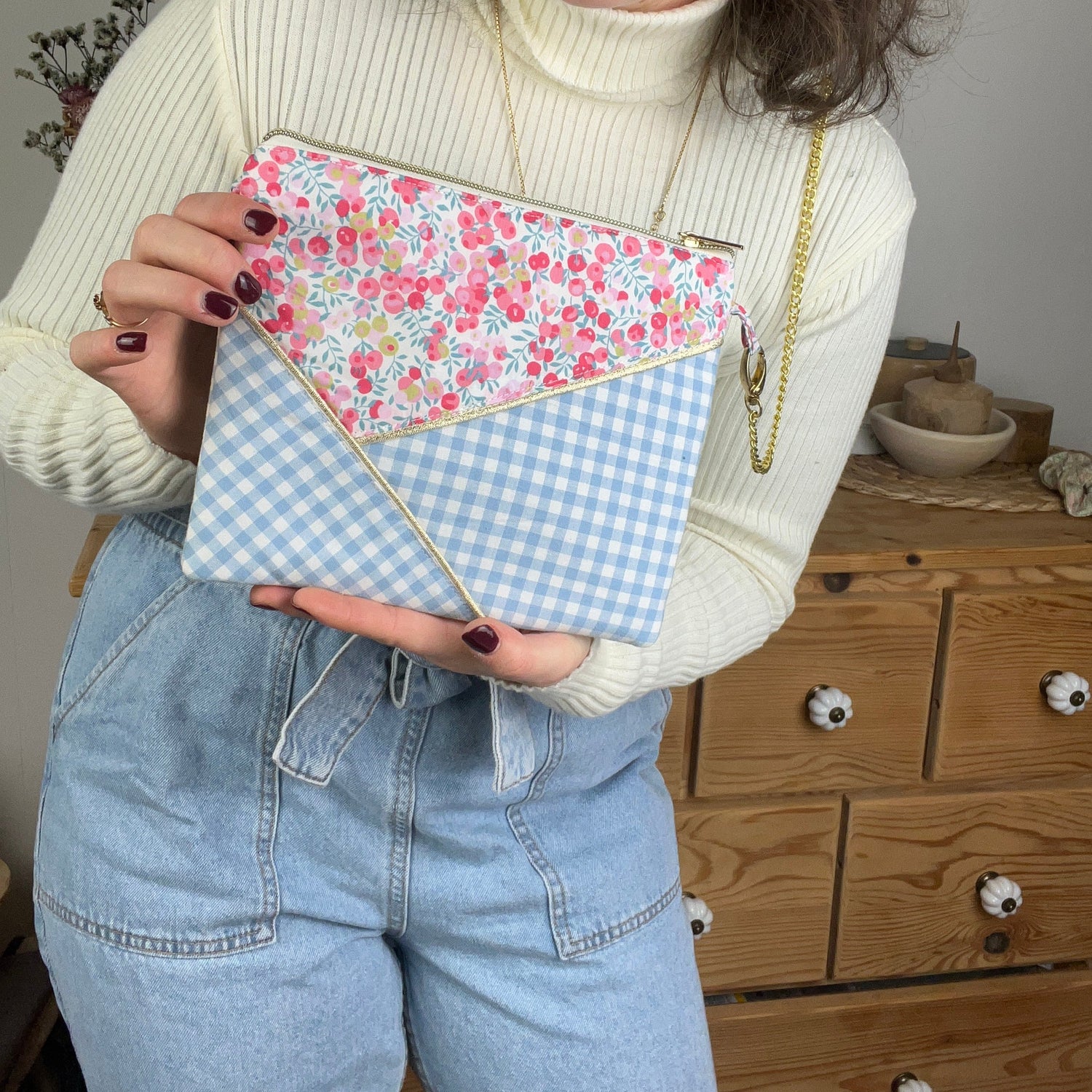 The Camille clutch bag