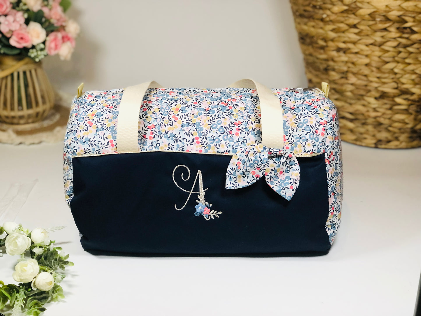 Le sac Pernelle initiale florale  ✨