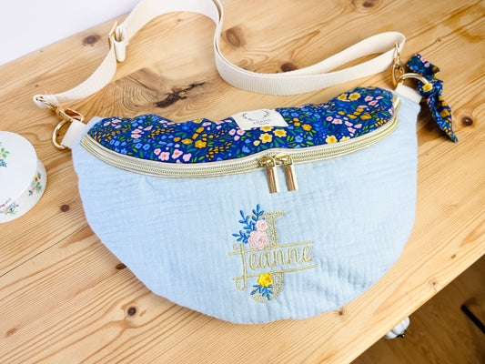 Le sac banane Eléonore doré enfant 100% personnalisable