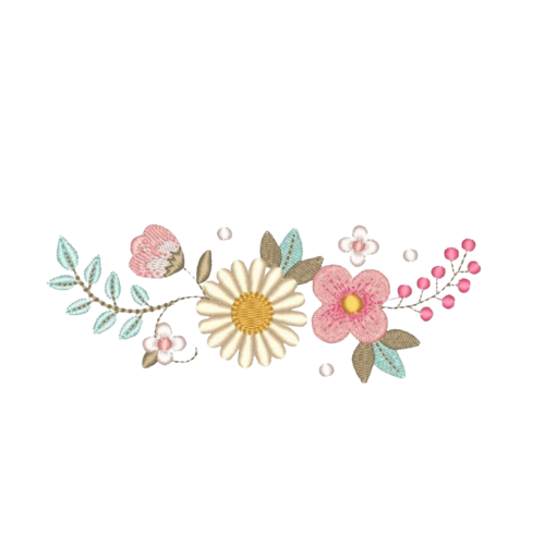 Motif floral Alix