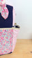 Ombeline Liberty of London rose et bleu marine