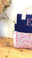 Sac à dos enfant personnalisé Ombeline Liberty Pois de senteur