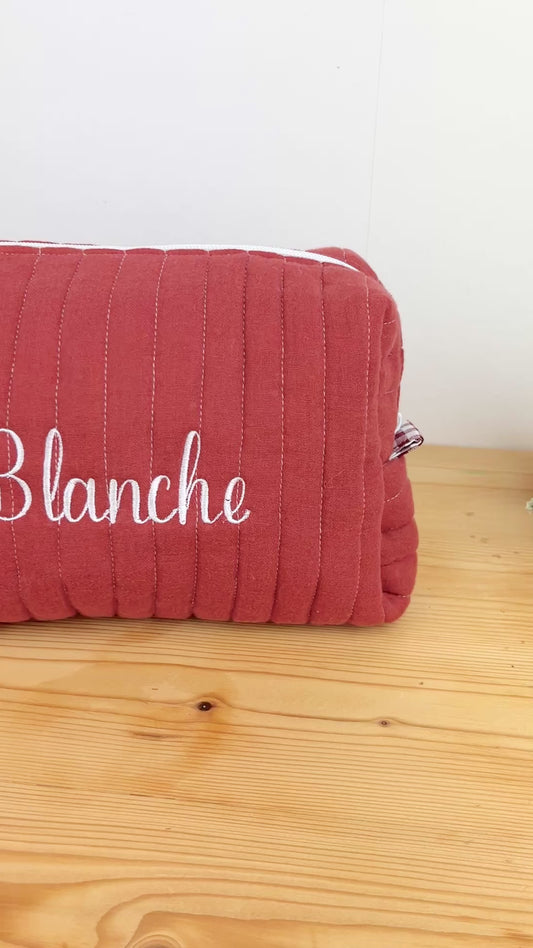 Colette la trousse de toilette tomette