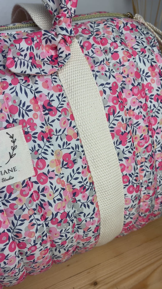 Louison le sac polochon adulte matelassé personnalisable