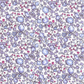 Coupon de 1m x 65cm Liberty of London Eloïse mauve et bleu