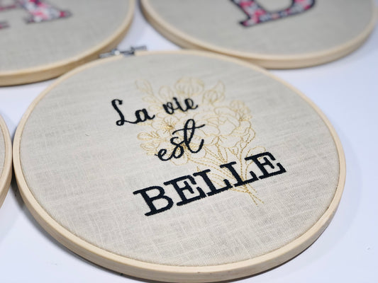 Le tambour texte ou motif